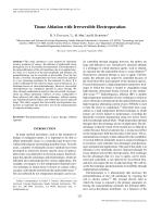 Tissue Ablation with Irreversible Electroporation