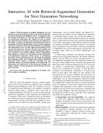 Interactive AI with Retrieval-Augmented Generation for Next Generation Networking