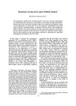 Business Cycles and Labor-Market Search