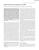 SENSE: Sensitivity Encoding for Fast MRI