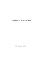 EXCHANGEABILITY AND RELATED TOPICS