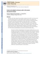 Innate and adaptive immune cells in the tumor microenvironment