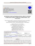 REVIEWING THE TRANSFORMATIONAL IMPACT OF EDGE COMPUTING ON REAL-TIME DATA PROCESSING AND ANALYTICS