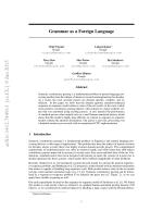 Grammar as a Foreign Language