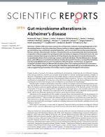 Gut microbiome alterations in Alzheimer’s disease