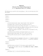 ERRATA Discrete-Time Signal Processing, 3e