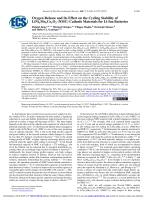 Oxygen Release and Its Effect on the Cycling Stability of LiNi_{x}Mn_{y}Co_{z}O_{2} (NMC) Cathode Materials for Li-Ion Batteries