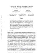 Tackling the Objective Inconsistency Problem in Heterogeneous Federated Optimization