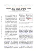 Foot In The Door: Understanding Large Language Model Jailbreaking via Cognitive Psychology