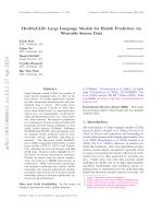 Health-LLM: Large Language Models for Health Prediction via Wearable Sensor Data