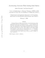Accelerating Universes With Scaling Dark Matter