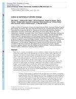 Lakes as sentinels of climate change