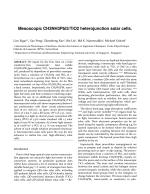 Mesoscopic CH3NH3PbI3/TiO2 heterojunction solar cells.