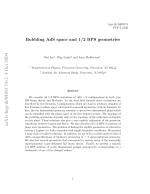 Bubbling AdS space and 1/2 BPS geometries