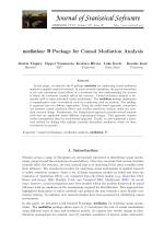 mediation: R Package for Causal Mediation Analysis