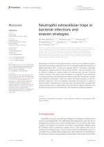 Neutrophil extracellular traps in bacterial infections and evasion strategies