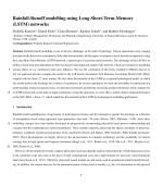 Rainfall-Runoff modelling using Long-Short-Term-Memory (LSTM) networks