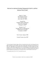 Real and Accrual-based Earnings Management in the Pre- and Post-Sarbanes Oxley Periods