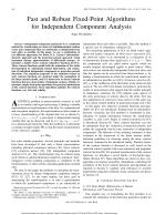 Fast and Robust Fixed-Point Algorithms for Independent Component Analysis
