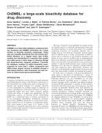 ChEMBL: a large-scale bioactivity database for drug discovery