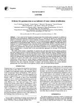 Evidence for gammacerane as an indicator of water column stratification