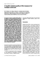A health-related quality of life measure for multiple sclerosis