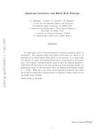 Quantum Geometry and Black Hole Entropy