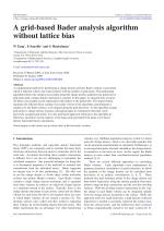 A grid-based Bader analysis algorithm without lattice bias