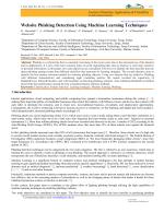 Website Phishing Detection Using Machine Learning Techniques