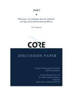 Efficiency of coordinate descent methods on huge-scale optimization problems