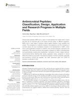 Antimicrobial Peptides: Classification, Design, Application and Research Progress in Multiple Fields