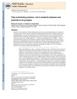 Fatty acid-binding proteins: role in metabolic diseases and potential as drug targets