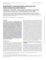 deepTools2: a next generation web server for deep-sequencing data analysis