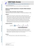 Dienes as Versatile Substrates for Transition Metal-Catalyzed Reactions