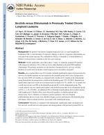 Ibrutinib versus Ofatumumab in Previously Treated Chronic Lymphoid Leukemia