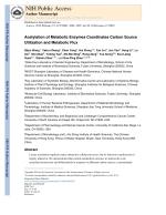 Acetylation of Metabolic Enzymes Coordinates Carbon Source Utilization and Metabolic Flux