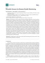 Wearable Sensors for Remote Health Monitoring