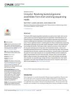 Unicycler: Resolving bacterial genome assemblies from short and long sequencing reads
