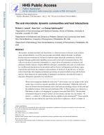 The oral microbiota: dynamic communities and host interactions