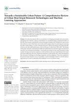 Towards a Sustainable Urban Future: A Comprehensive Review of Urban Heat Island Research Technologies and Machine Learning Approaches