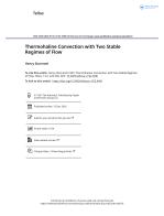 Thermohaline Convection with Two Stable Regimes of Flow