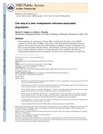 One step at a time: endoplasmic reticulum-associated degradation