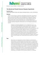 The Steroid and Thyroid Hormone Receptor Superfamily