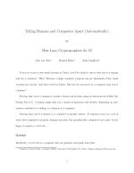 Telling Humans and Computers Apart (Automatically) or How Lazy Cryptographers do AI