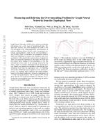 Measuring and Relieving the Over-smoothing Problem for Graph Neural Networks from the Topological View