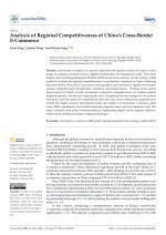 Analysis of Regional Competitiveness of China’s Cross-Border E-Commerce