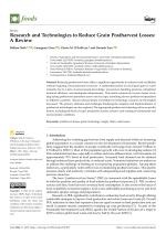 Research and Technologies to Reduce Grain Postharvest Losses: A Review