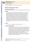 Reactive oxygen species in cancer