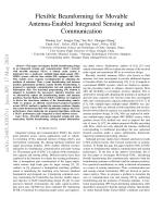 Flexible Beamforming for Movable Antenna-Enabled Integrated Sensing and Communication