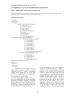 CYTOKINES IN ACUTE AND CHRONIC INFLAMMATION